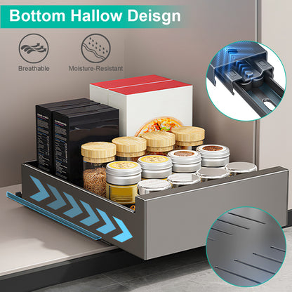 Cabinet Organizer Carbon Steel Slide Out Drawer Storage